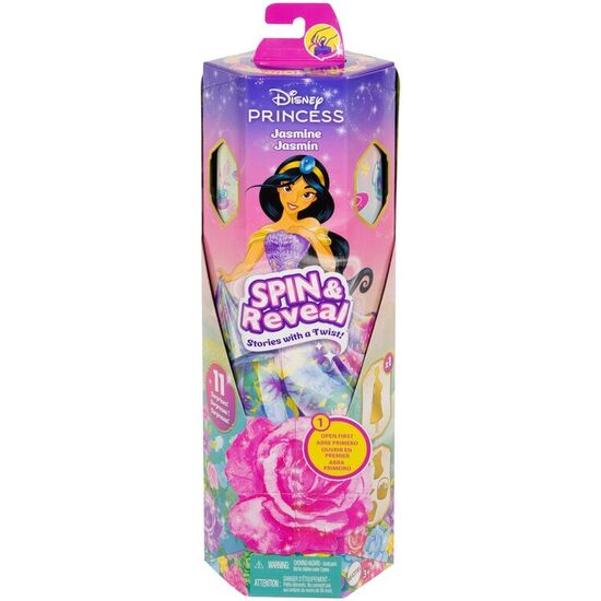 MUÑECA JASMINE SPIN REVEAL ALADDIN DISNEY image 0