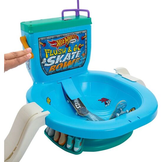 SET BOWL DE INODORO SKATE HOT WHEELS image 3