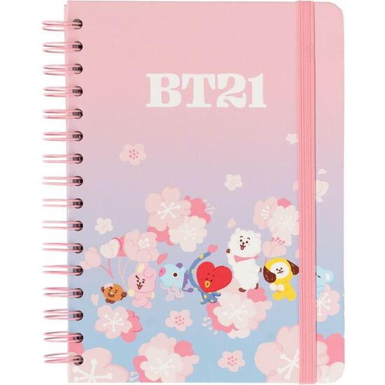 CUADERNO A5 SAKURA BT21 image 0
