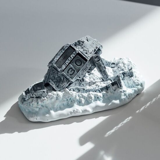 CALENDARIO PERPETUO 3D AT-AT DERRIBADO STAR WARS image 2