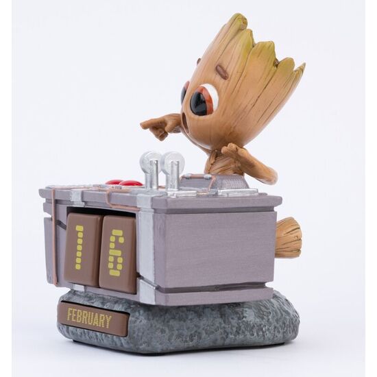CALENDARIO PERPETUO 3D GROOT DEATH BUTTON GUARDIANES DE LA GALAXIA MARVEL image 2