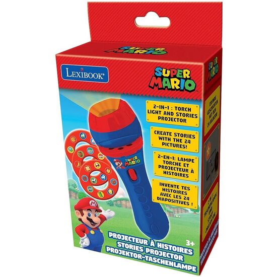 LINTERNA PROYECTOR CUENTOS SUPER MARIO BROS image 0
