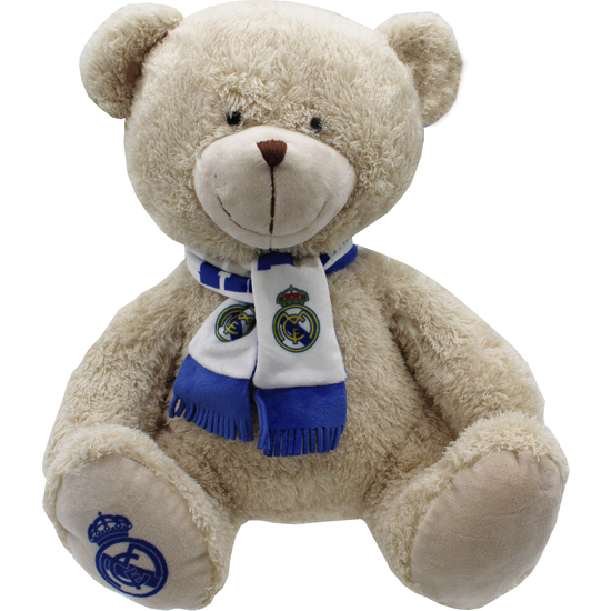 PELUCHE OSITO BUFANDA REAL MADRID 35CM image 0
