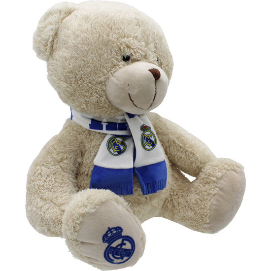 PELUCHE OSITO BUFANDA REAL MADRID 35CM image 1