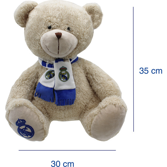 PELUCHE OSITO BUFANDA REAL MADRID 35CM image 5