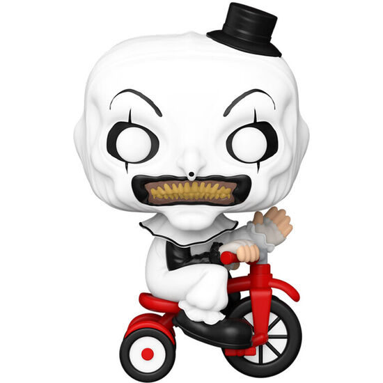FIGURA POP TERRIFIER ART THE CLOWN WITH BIKE image 1