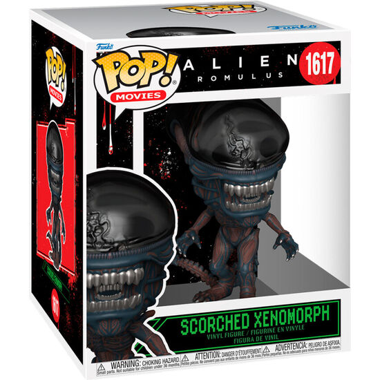 FIGURA POP SUPER ALIEN ROMULUS SCORCHED XENOMORPH image 1