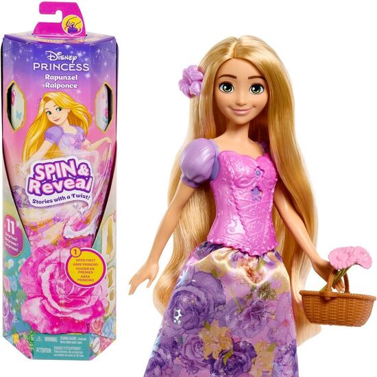 MUÑECA RAPUNZEL SPIN REVEAL DISNEY image 0