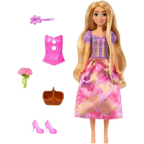 MUÑECA RAPUNZEL SPIN REVEAL DISNEY image 1