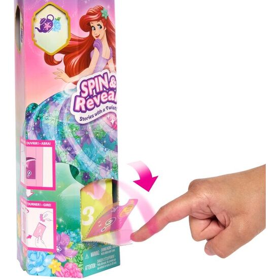 MUÑECA ARIEL SPIN REVEAL LA SIRENITA DISNEY image 3