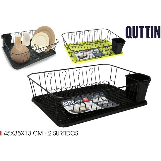 DISH RACK W/TRAY 45X35X13CM PRIVILEGE image 0