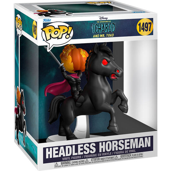 FIGURA POP RIDES DELUXE DISNEY THE ADVENTURE OF ICHABOD AND MR. TOAD HEADLESS HORSEMAN image 1
