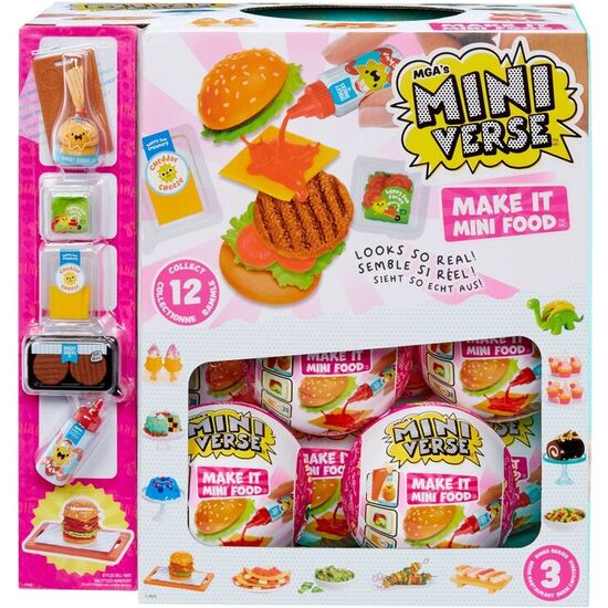 CAPSULA SORPRESA MINIVERSE MAKE IT MINI DINER SERIES 3 SURTIDO image 0