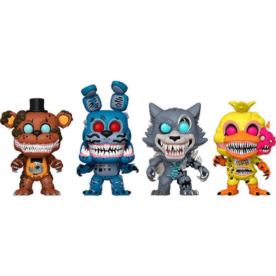 BLISTER 4 FIGURAS POP FIVE NIGHTS AT FREDDYS EXCLUSIVE image 0