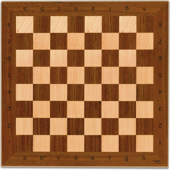 TAB. AJEDREZ MADERA 33X33 CM image 0