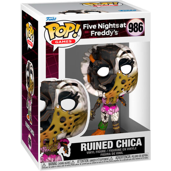 FIGURA POP FIVE NIGHTS AT FREDDYS RUINED CHICA image 0