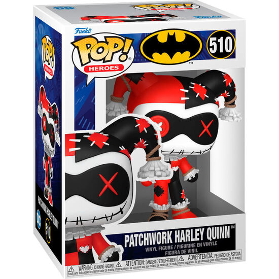 FIGURA POP DC COMICS PATCHWORK HARLEY QUINN image 0