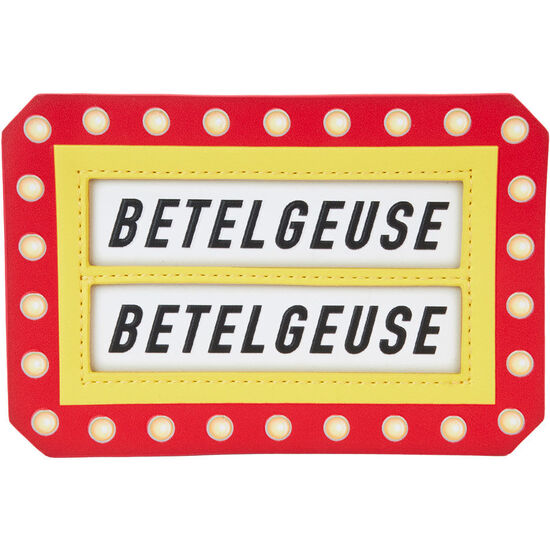 TARJETERO HERE LIES BETELGEUSE MARQUEE BEETLEJUICE LOUNGELFY image 1