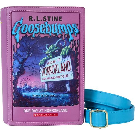 BOLSO ONE DAY AT HORRORLAND BOOK GOOSEBUMPS LOUNGEFLY image 0
