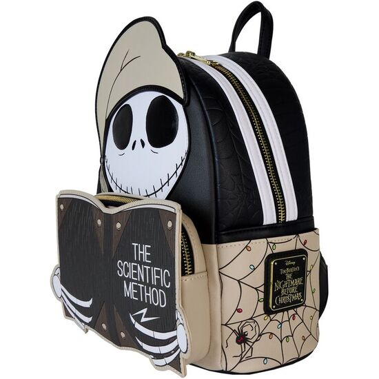 MOCHILA SCIENTIFIC METHOD BEDTIME JACK PESADILLA ANTES DE NAVIDAD DISNEY LOUNGEFLY 26CM image 1