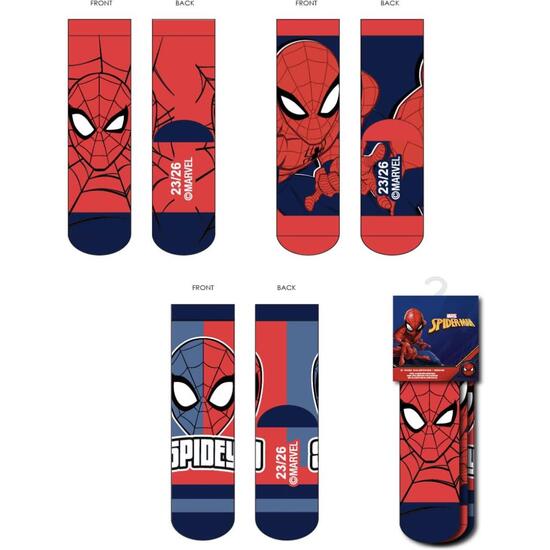 PACK CALCETINES 3 PIEZAS SPIDERMAN image 0