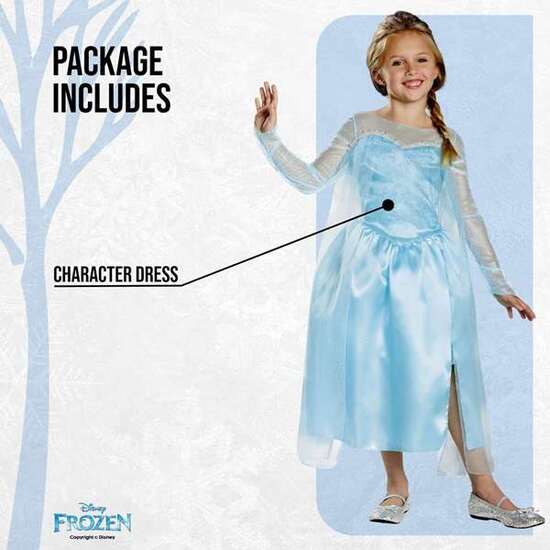 DISFRAZ INFANTIL DISNEY FROZEN ELSA CLASSIC TALLA. 3-4 AÑOS image 3