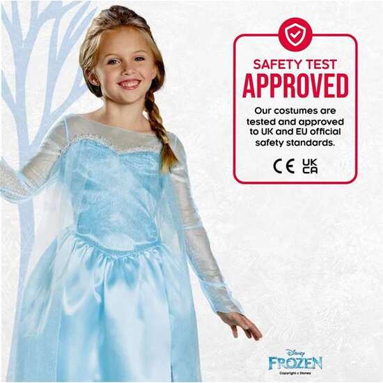 DISFRAZ INFANTIL DISNEY FROZEN ELSA CLASSIC TALLA. 3-4 AÑOS image 5