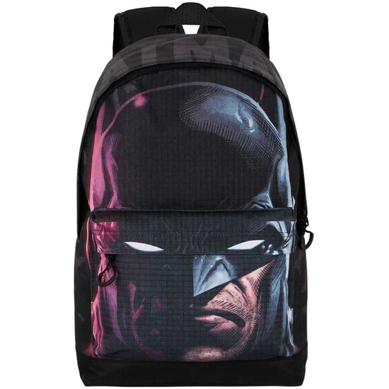 MOCHILA FACE BATMAN DC COMICS 44CM ADAPTABLE image 1
