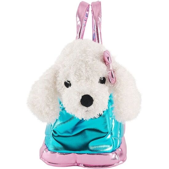 BOLSO MANO + PELUCHE AZUL PERRO DIDI 28CM image 1
