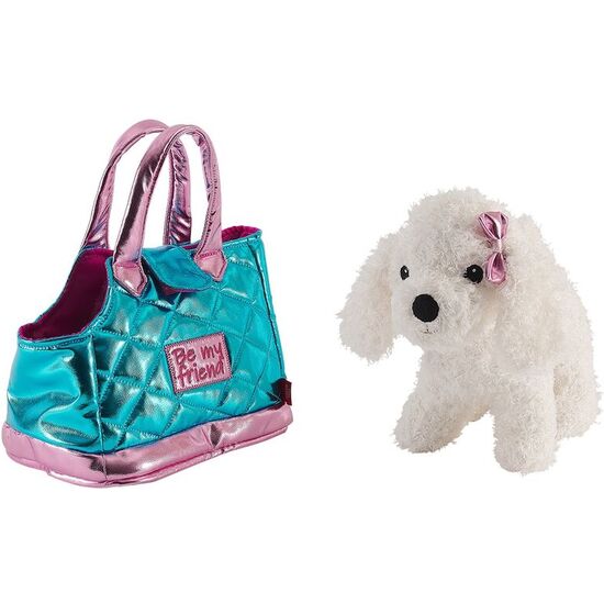 BOLSO MANO + PELUCHE AZUL PERRO DIDI 28CM image 2