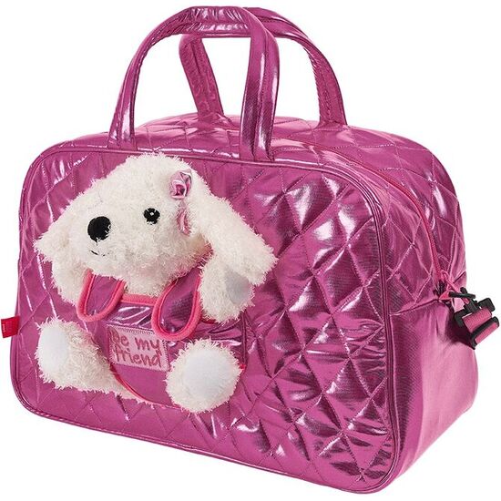 BOLSA VIAJE + PELUCHE PERRO DIDI 41,5CM image 0