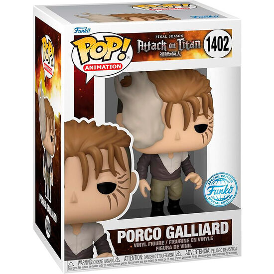 FIGURA POP ATTACK ON TITAN PORCO GALLIARD EXCLUSIVE image 1