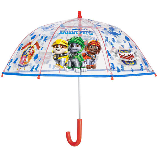 PARAGUAS AUTOMATICO TRANSPARENTE PATRULLA CANINA PAW PATROL 42CM image 1