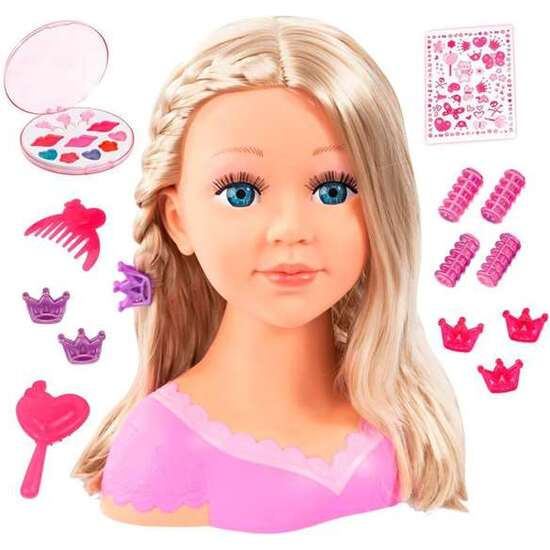 BUSTO CHARLENE PEINADO Y MAQUILLAJE SUPER MODELO RUBIA image 0