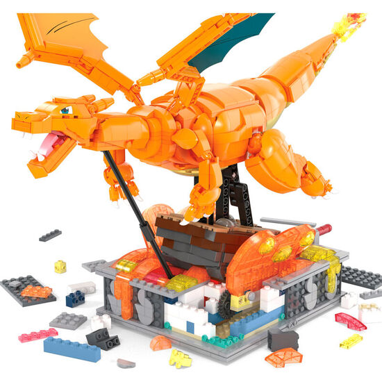 MEGA CONSTRUX CHARIZARD EN MOVIMIENTO POKEMON image 1