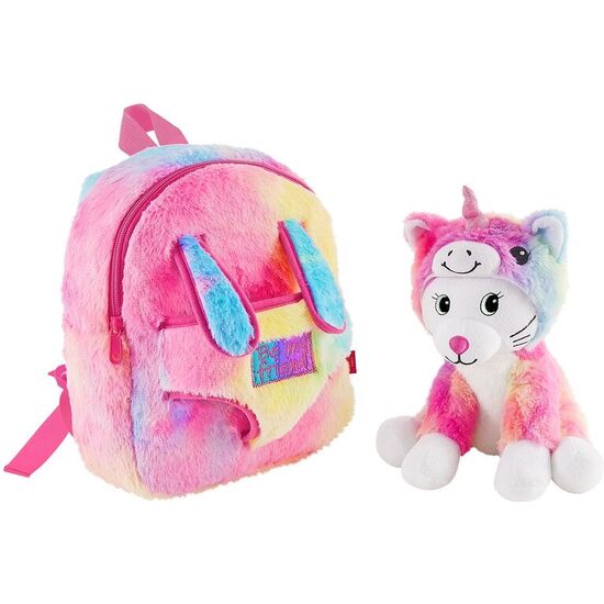 MOCHILA + PELUCHE GATO EMI 27CM image 2