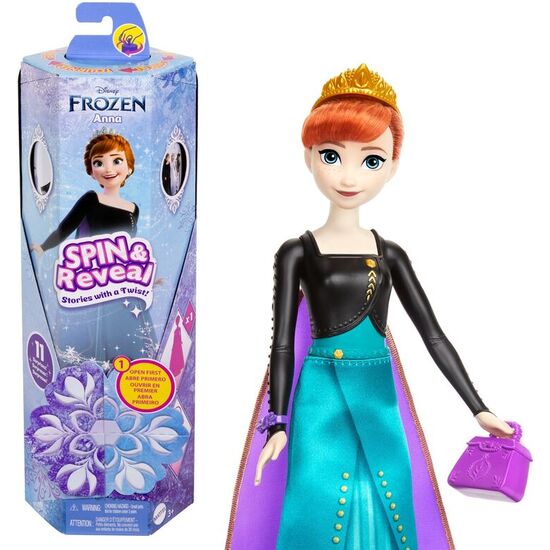MUÑECA ANNA SPIN REVEAL FROZEN DISNEY image 0
