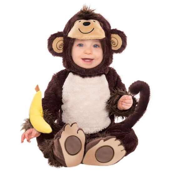 DISFRAZ INFANTIL MONITO 12-18MESES image 0