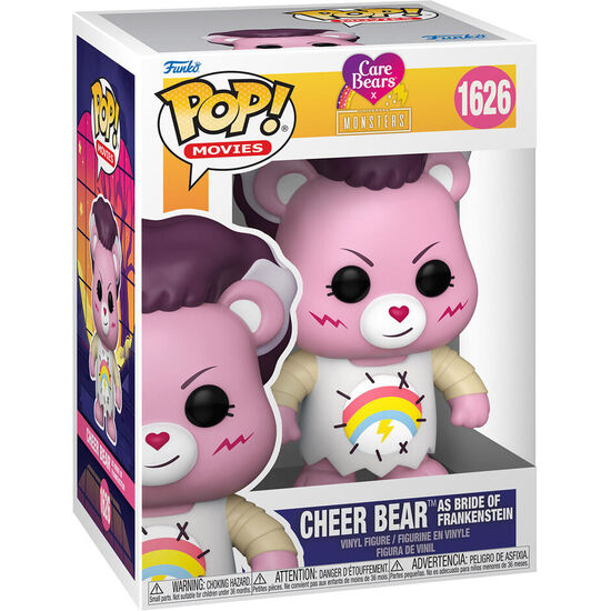 FIGURA POP CARE BEARS X MONSTERS CHEER BEAR AS BRIDE OF FRANKENSTEIN image 1