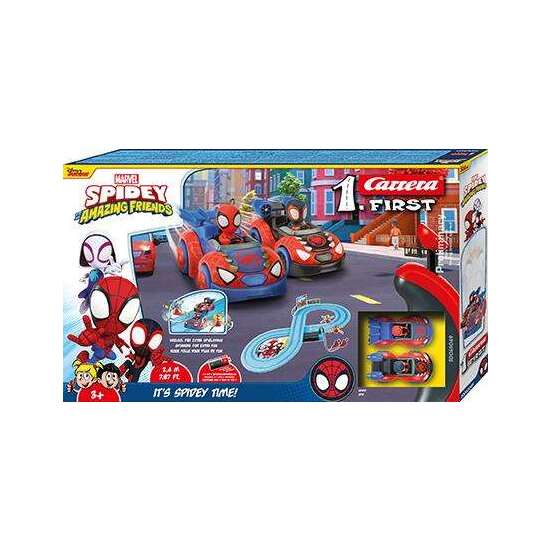 PISTA CARRERA SPIDEY  ITS SPIDEY TIME! INCLUYE 2 COCHES (SPIDEY Y SPIN) 2,4 METROS image 0