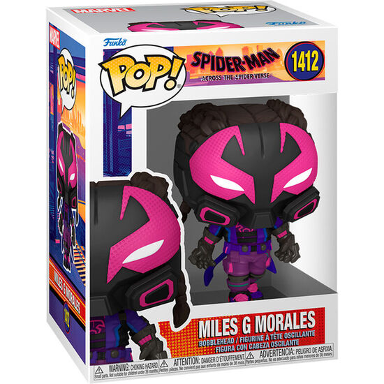 FIGURA POP MARVEL SPIDERMAN ACROSS THE SPIDER-VERSE MILES G MORALES image 1