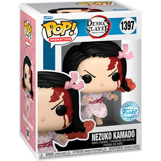FIGURA POP DEMON SLAYER KIMETSU NO YAIBA NEZUKO KAMADO EXCLUSIVE image 1