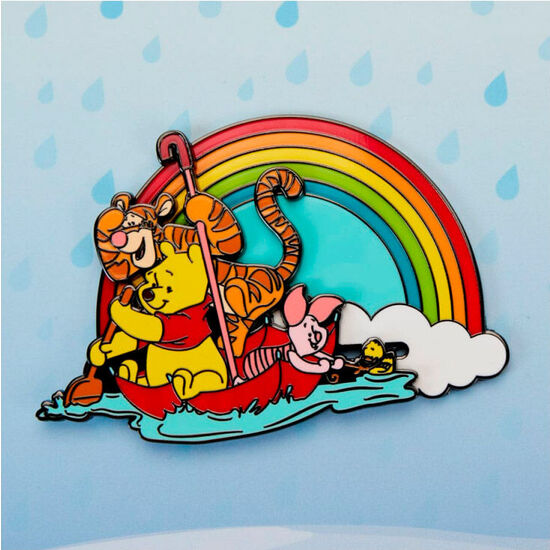 PIN RAINY DAY WINNIE THE POOH DISNEY LOUNGEFLY image 1