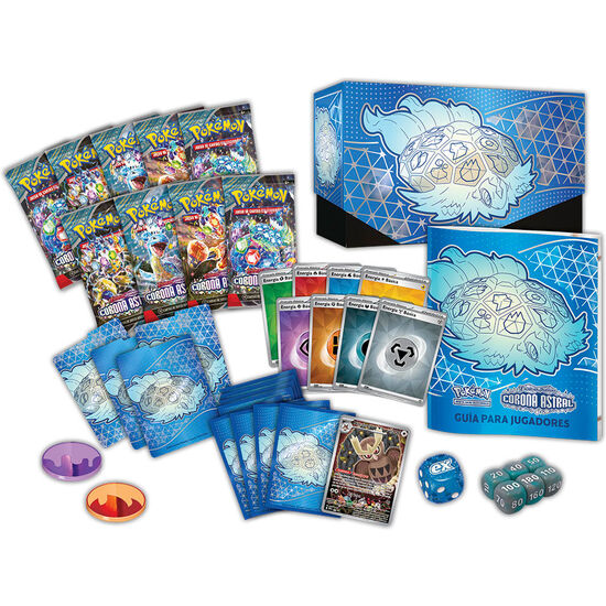 ESTUCHE ENTRENADOR ELITE CORONA ASTRAL ESCARLATA & PURPURA POKEMON ESPAÑOL image 1