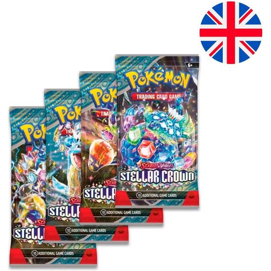 SOBRE JUEGO CARTAS COLECCIONABLES SV7 POKEMON INGLES SURTIDO image 1