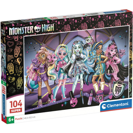 PUZZLE SUPER MONSTER HIGH 104PZS image 0