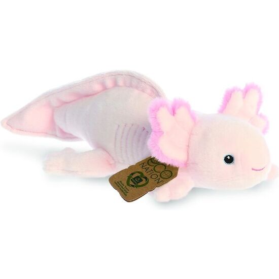 PELUCHE AXOLOTL ECO NATION 28CM image 0