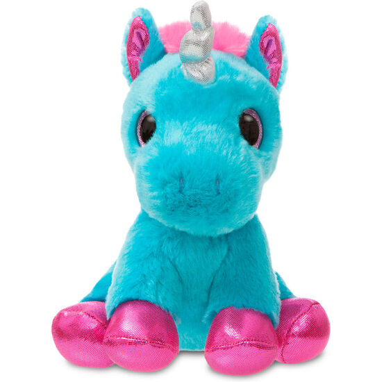 PELUCHE UNICORNIO TURQUESA SOFT 18CM image 0