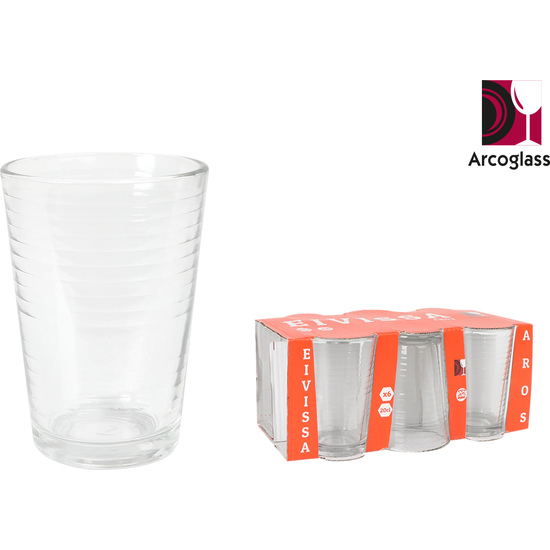 SET 6 VASOS 200CC EIVISSA AROS image 0