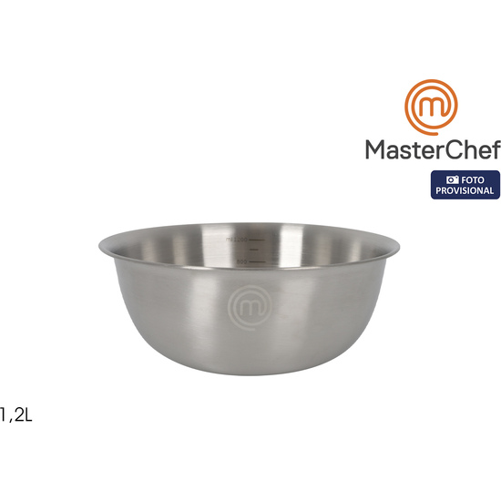 BOL ACERO INOXIDABLE  Ø19X7.5CM/1.2L MASTERCHEF image 0